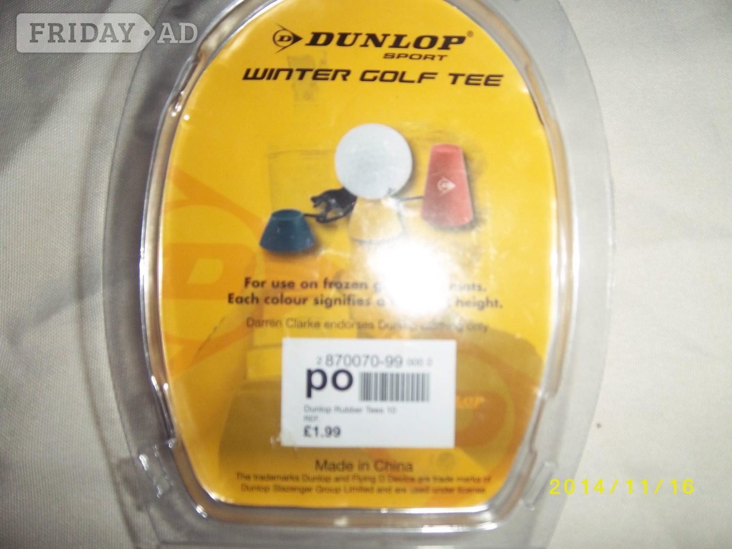 Dunlop Rubber Winter Tees