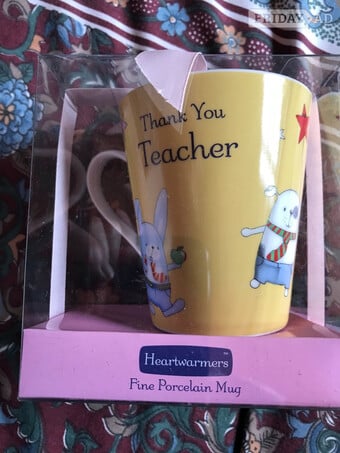 TEACHER - Thank you. new boxed mug. - 75p