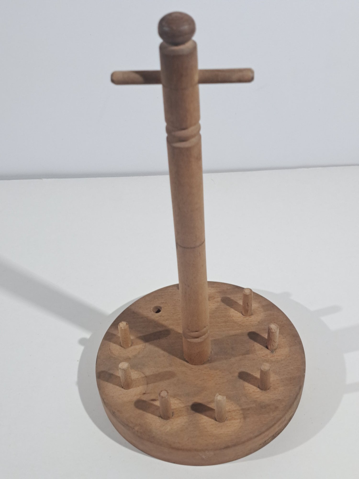 Hartley Wintney WOODEN SKITTLES AND BALLS ON STAND. ANTIQUE BOWLING GAME