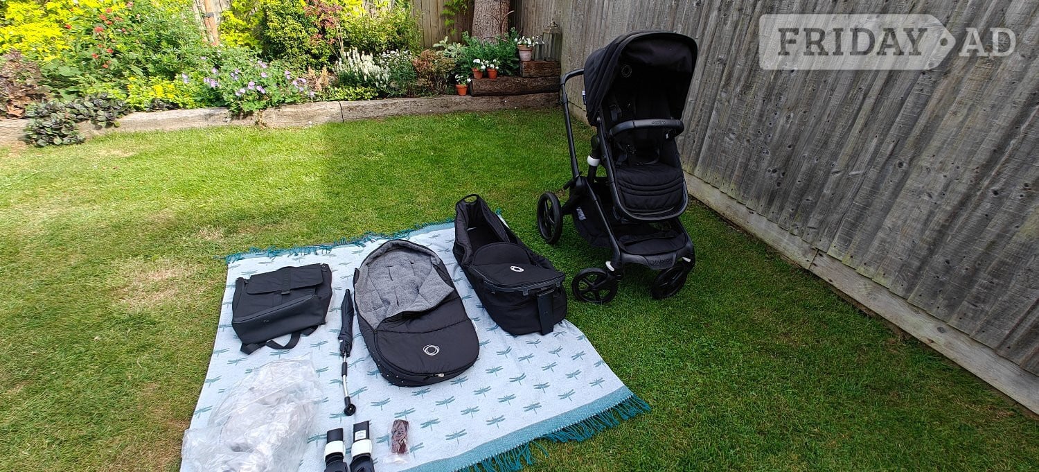Bugaboo Fox 5 All Terrain Pushchair 2 in 1 Midnight Black in Warminster