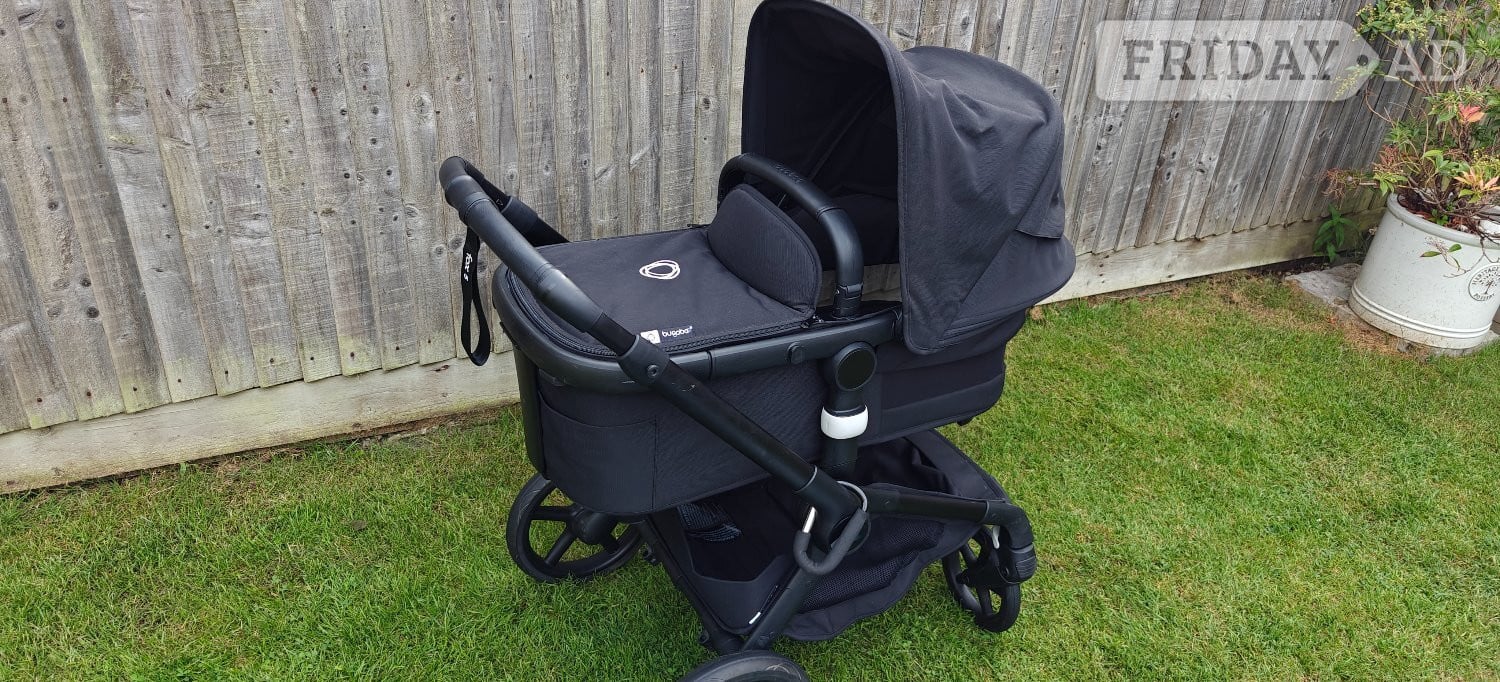 Warminster Bugaboo Fox 5 All Terrain Pushchair 2 in 1 Midnight Black
