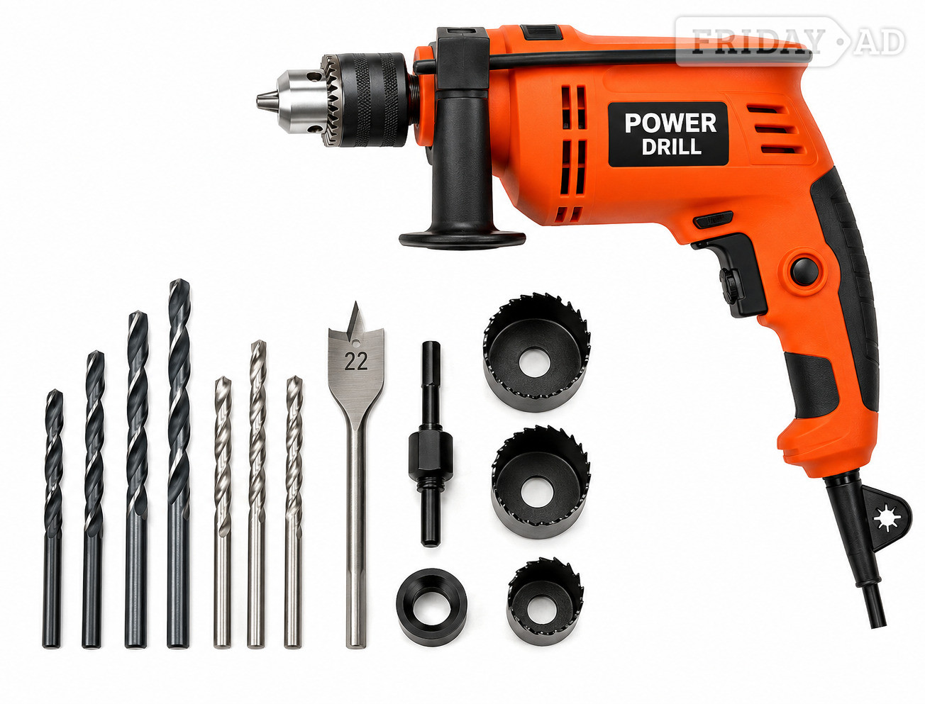 102-Piece Household Tool Kit with Impact Drill – Complete DIY  in Ipswich