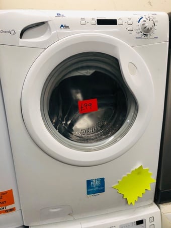 Candy 8KG load A++energy saver washing machine 