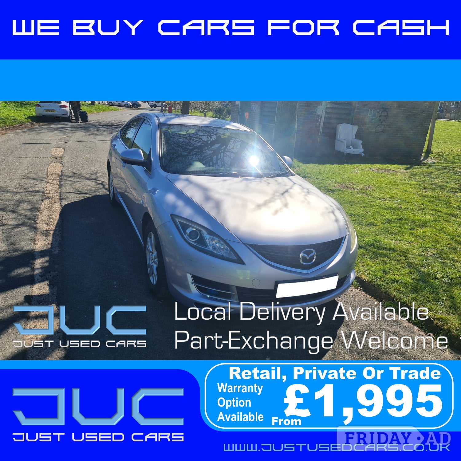 Mazda 6 TS 1.8 MZR (Manual Petrol) 58 Reg 2008, 119,919 Miles in Lewes