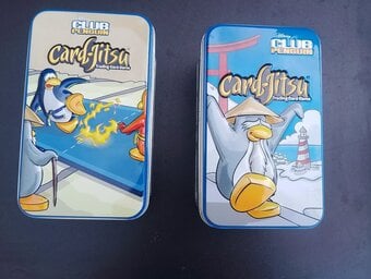 Disney Club Penguin - card-jitsu trading card tins
