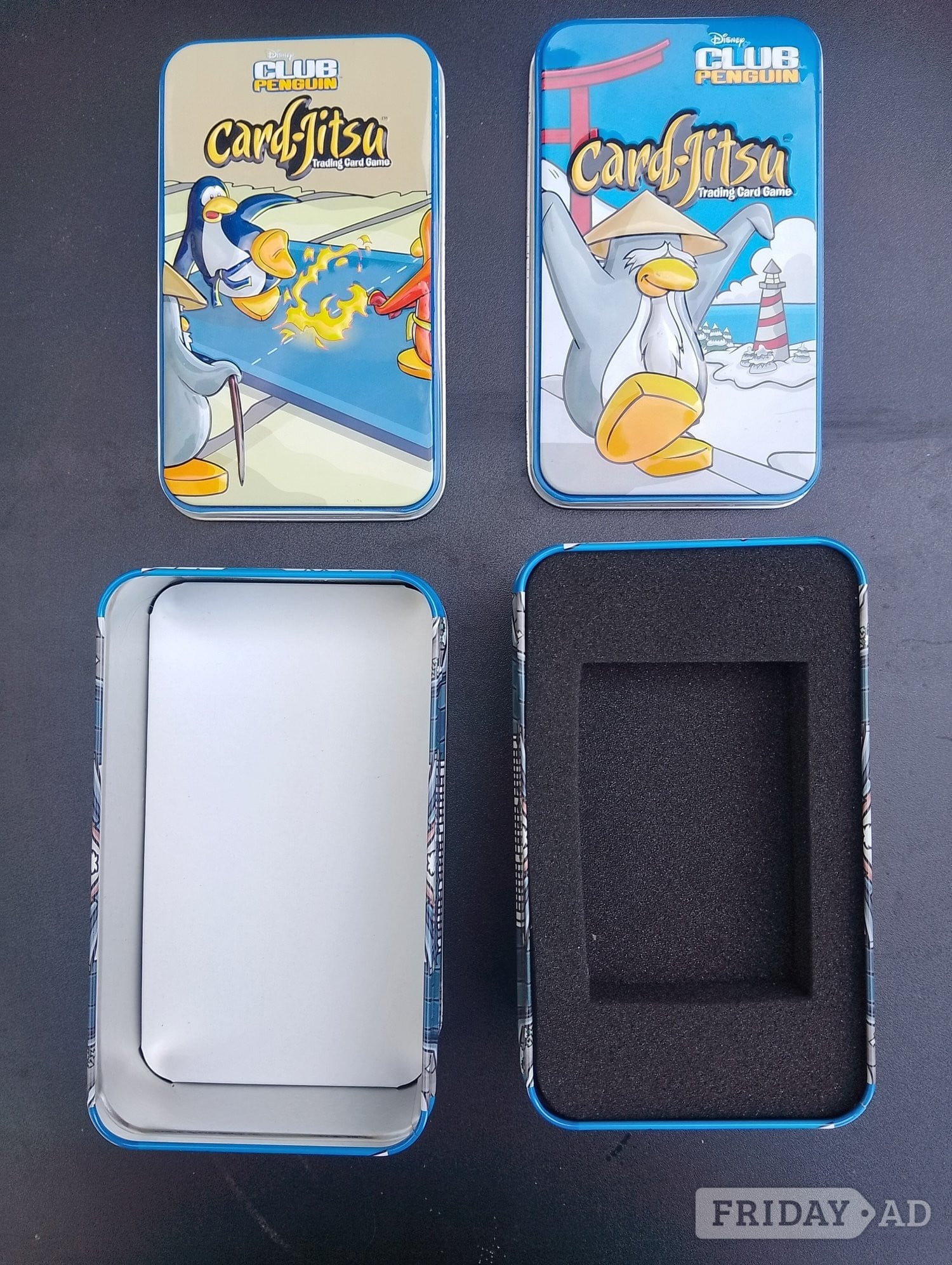 Disney Club Penguin - card-jitsu trading card tins