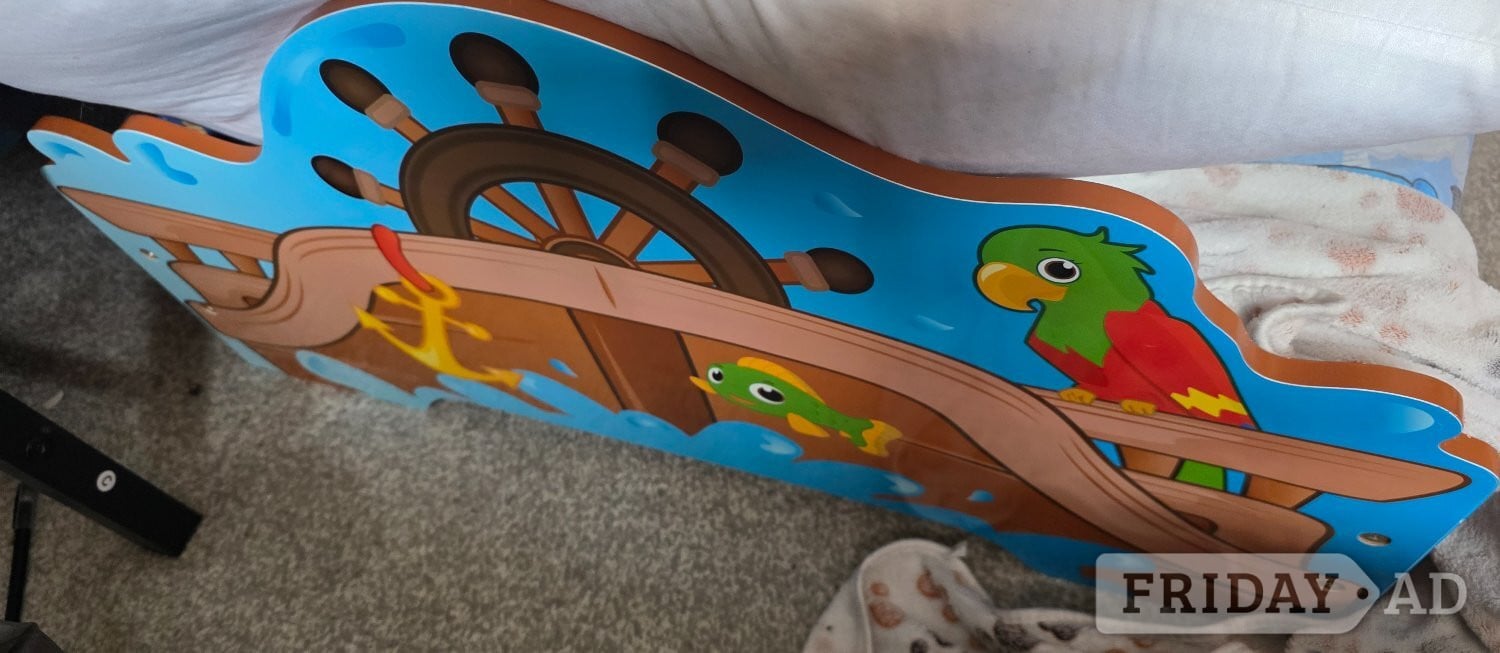 Bedford Pirate Toddlers bed with mattress