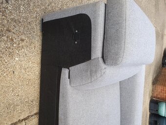 2 part Italian Poltrone corner Sofa 