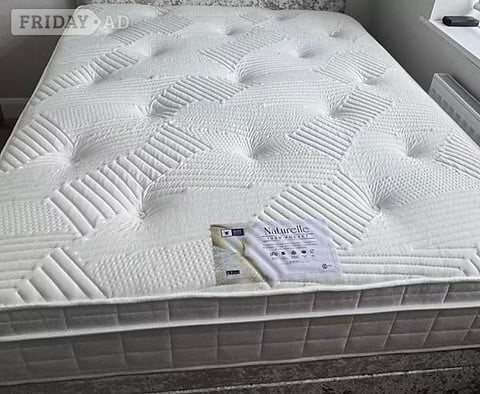 SINGLE NATURELLE 1000 POCKET MATTRESS 2 DRAWERS & HEADBOARD 