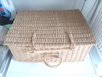 WICKER BASKET FOR VARIOUS USES
