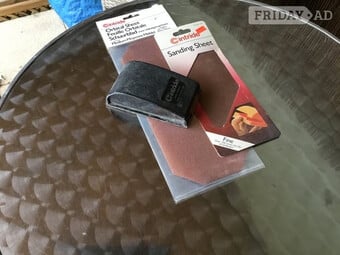 Stonemasons hand sander