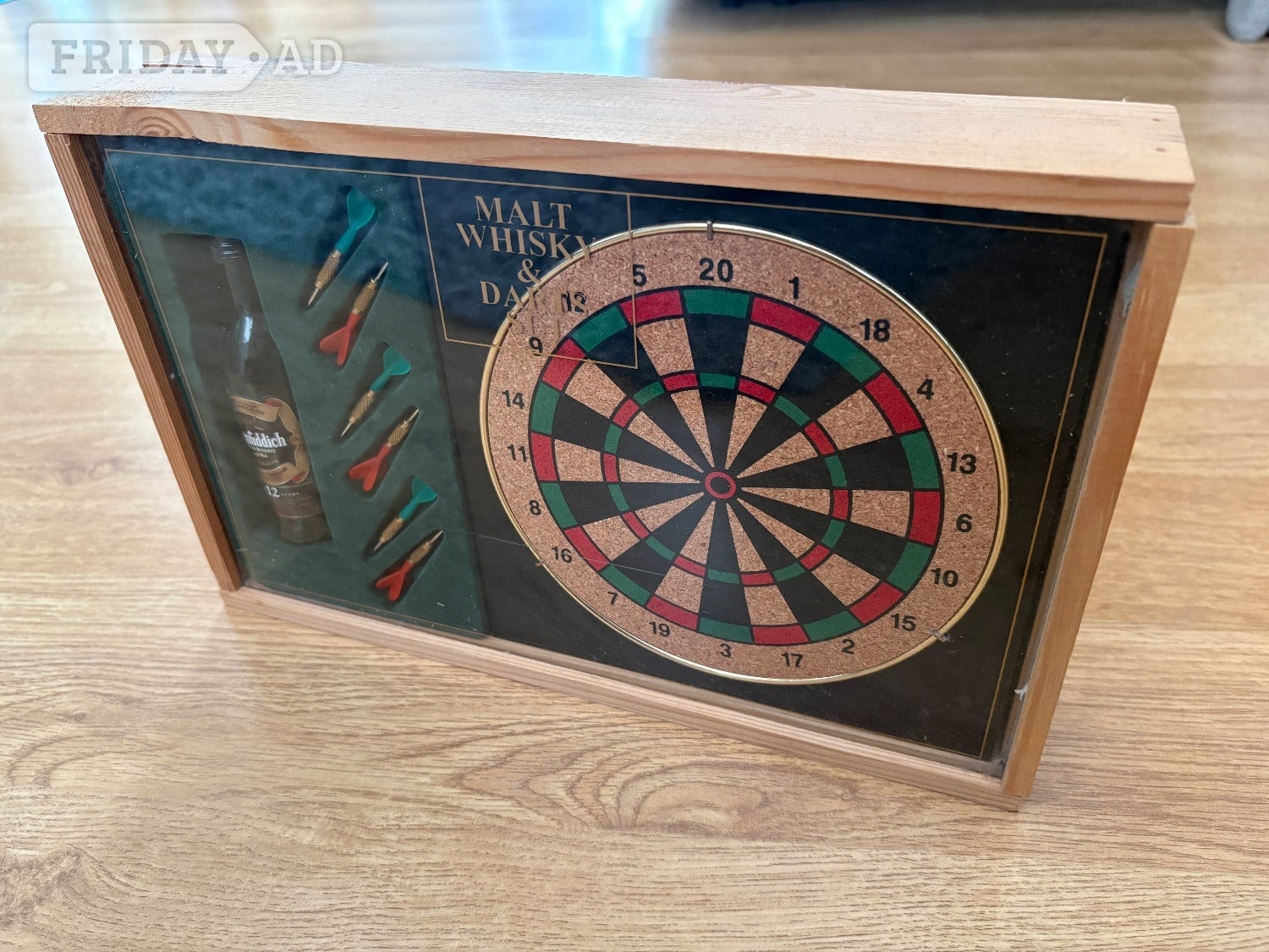 Mini darts set with Malt Whisky miniature