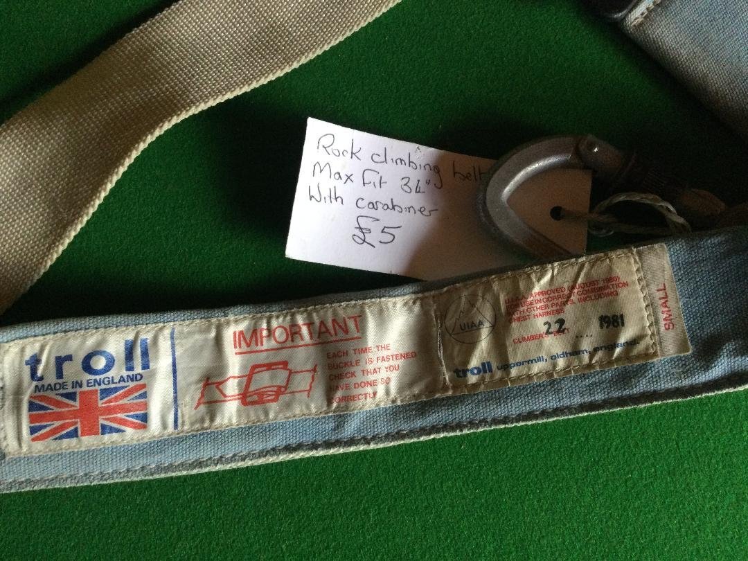 Troll Rock Climbing Belt.