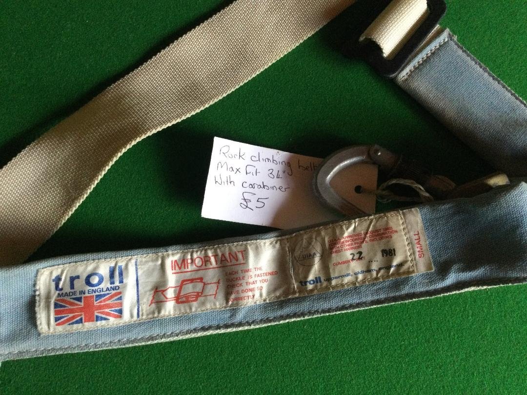 Troll Rock Climbing Belt. - Sports Equipment