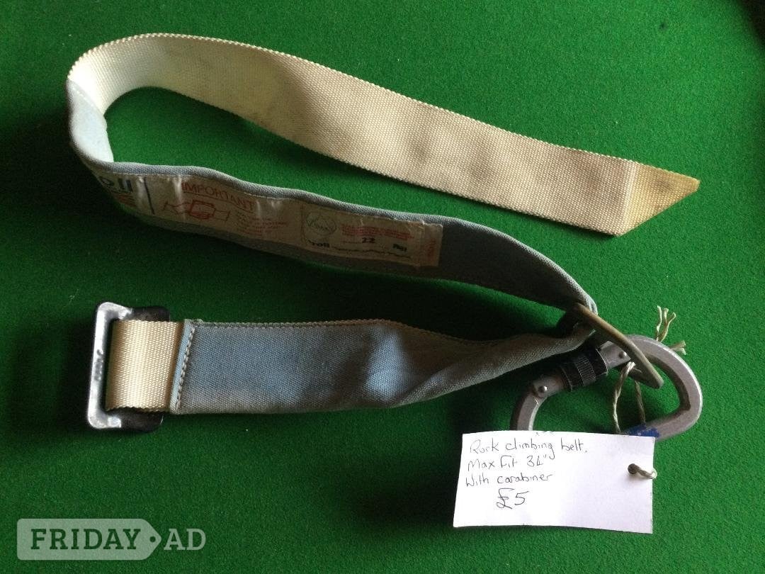 Rock Climbing Belt. in Worthing