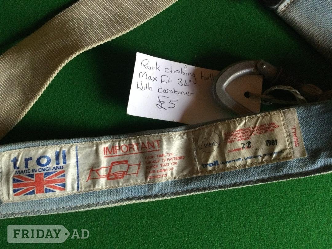 Rock Climbing Belt.