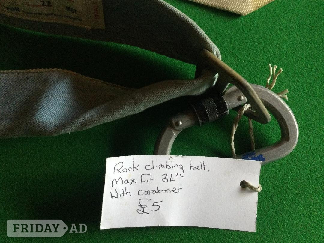 Rock Climbing Belt. - Sports Equipment in Worthing
