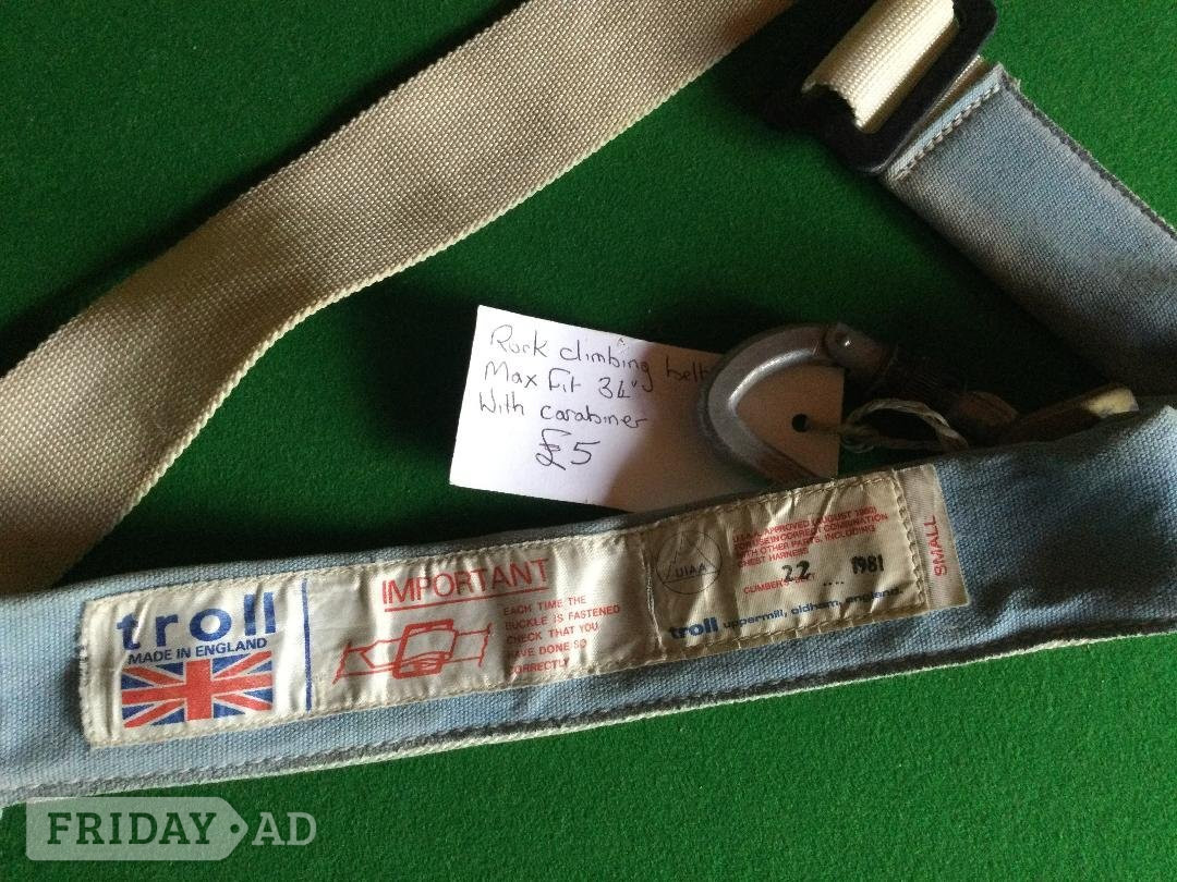 Rock Climbing Belt. - Sports Equipment
