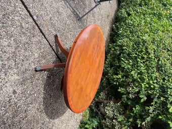 Quite large Yew coffee table.