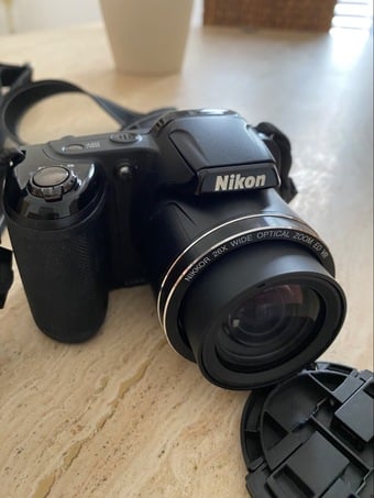 Nikon coolpix L330 digital camera and bag