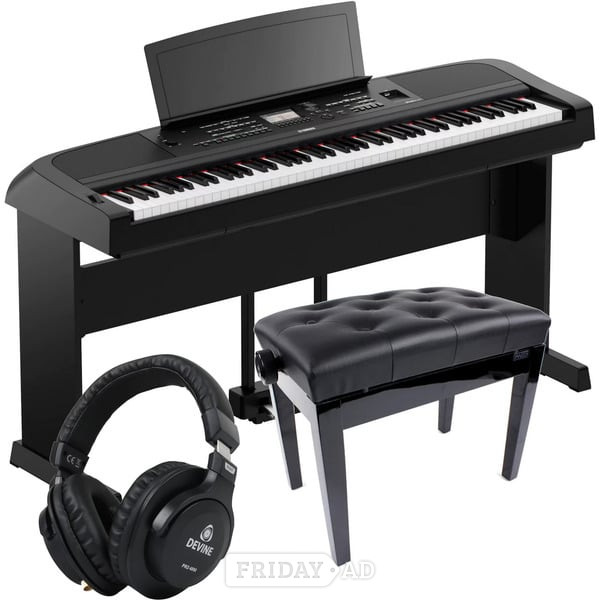 Yamaha DGX-670B Complete Digital Piano Bundle (Black) in London