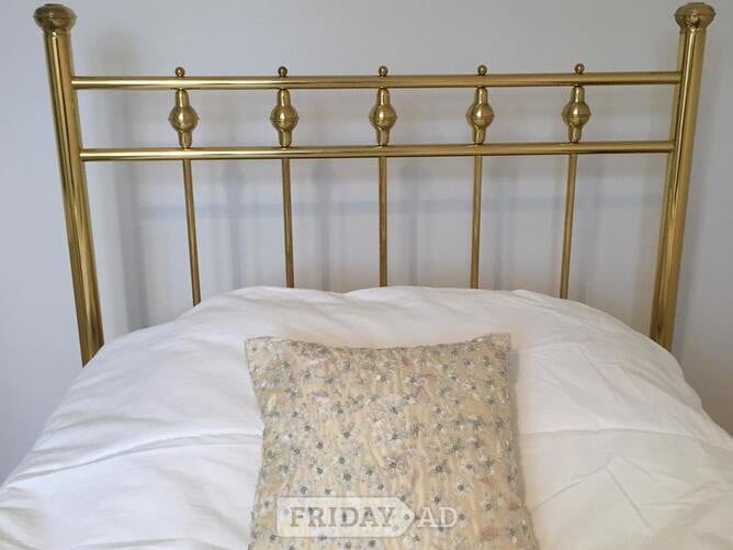 BRASS HEADBOARD for Single Bed