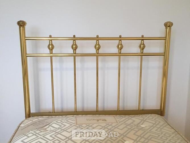 BRASS HEADBOARD for Single Bed - Furniture in Longfield