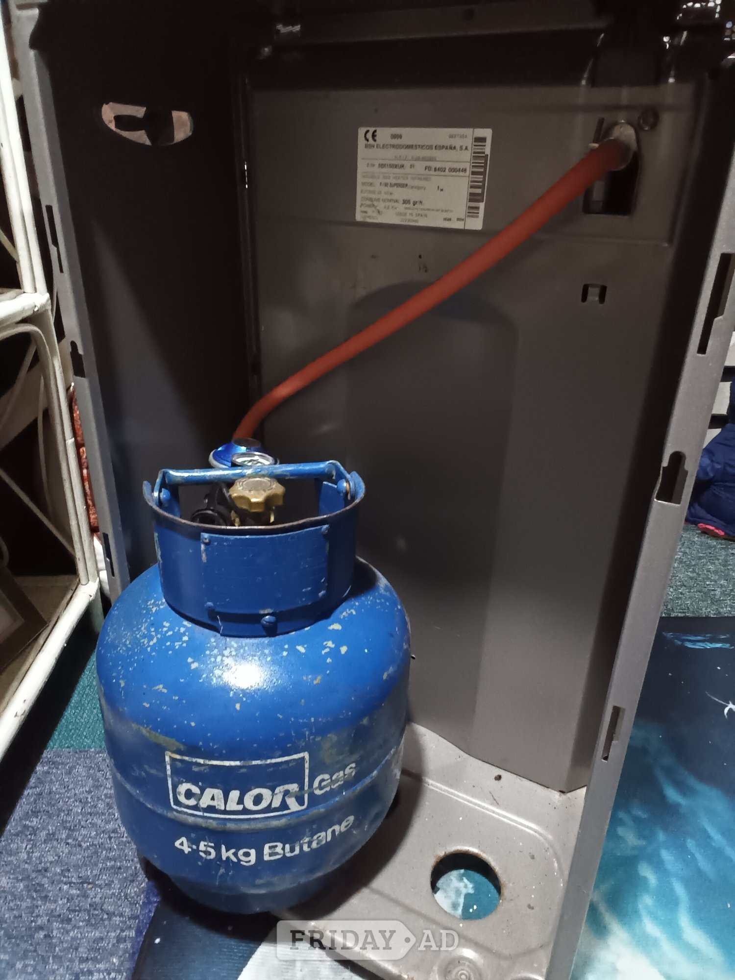 Small gas heater.