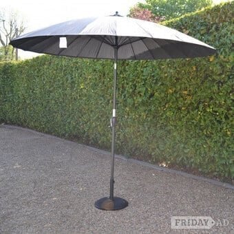  Garden Umbrella PLUS  TWO  folding chairs