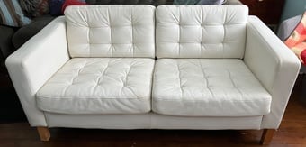 White Leather Sofa