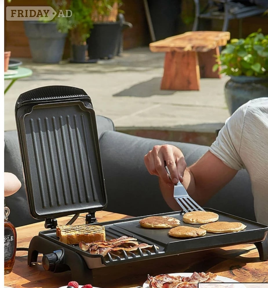 George Foreman Large Variable Temperature Grill & Griddle - Cookware & Dining in Hove