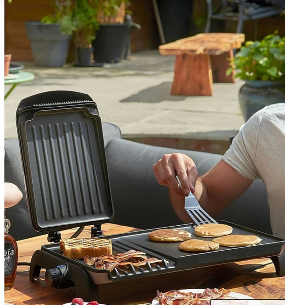 George Foreman Large Variable Temperature Grill & Griddle - Cookware & Dining in Hove