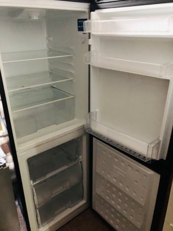Black Beko frost free A+ class fridge freezer 