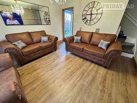 Oakland 3&2&1 sofas - choice of colours/fabrics - Furniture