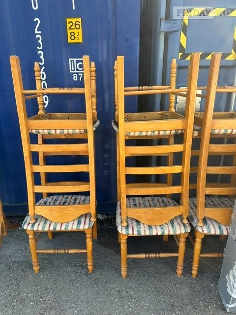 Eastbourne 6 Solid oak dining room chairs