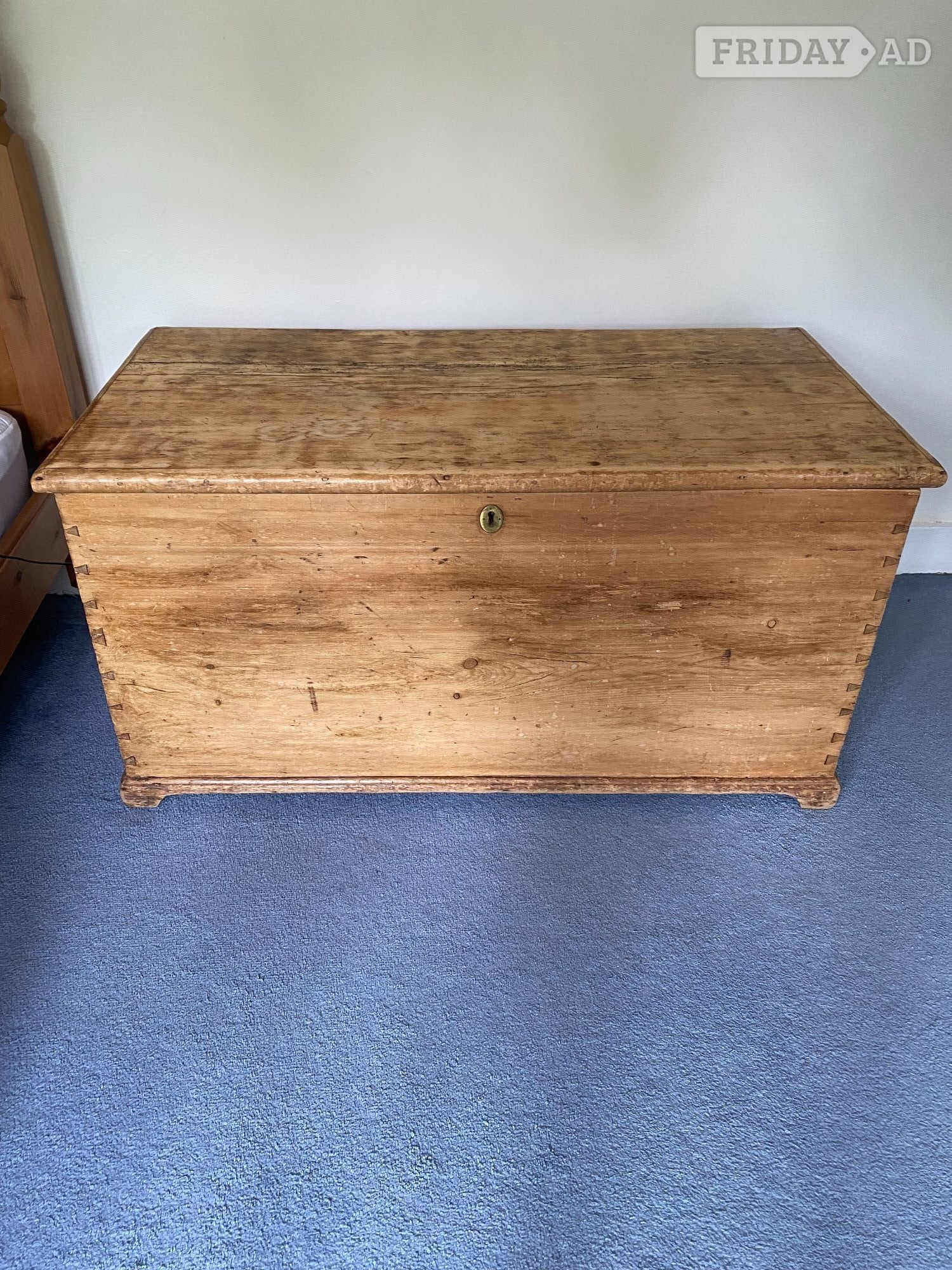 Antique pine Blanket Chest in Robertsbridge