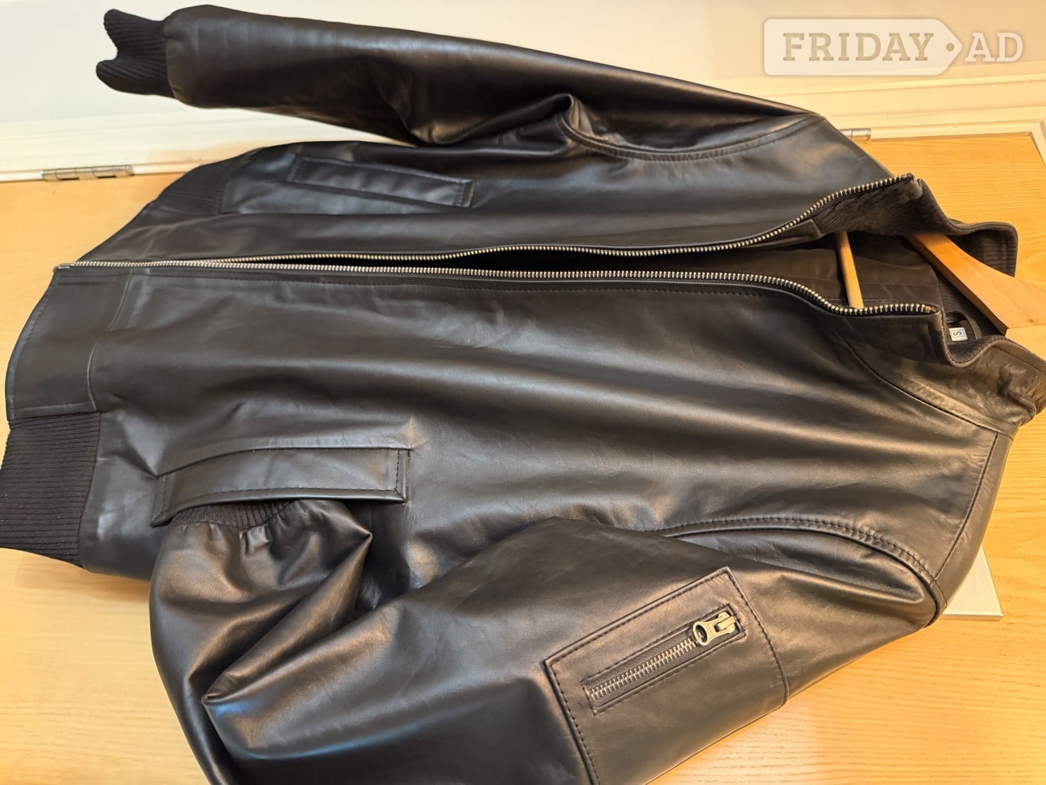 Leather jacket black