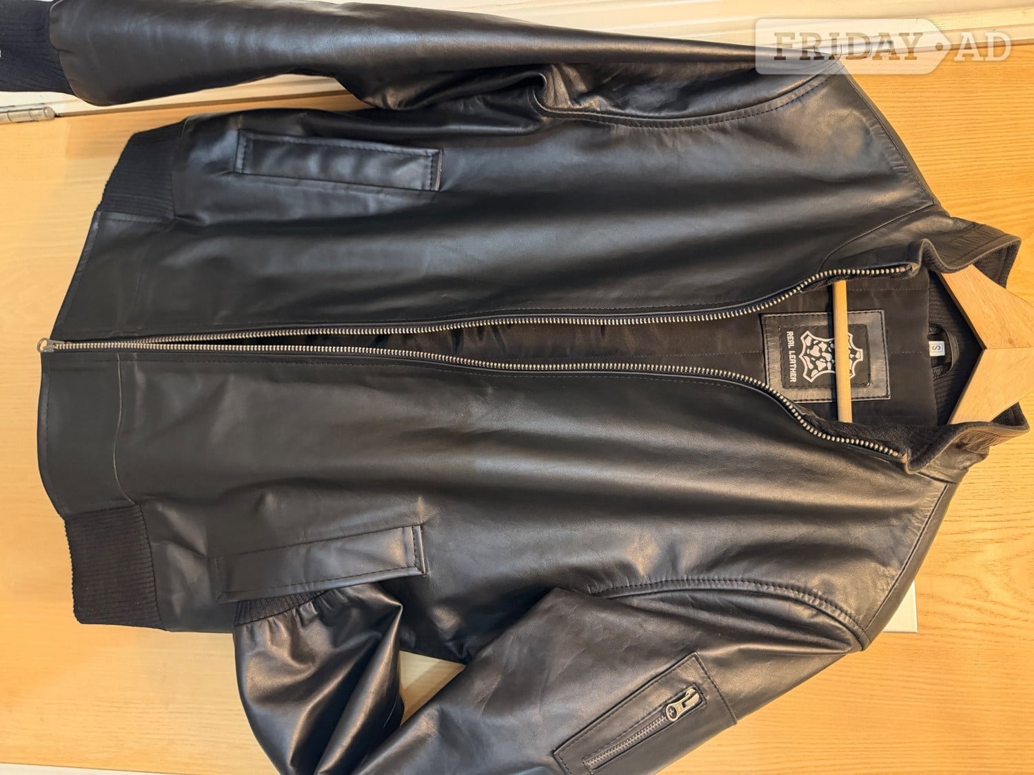 Crawley Leather jacket black