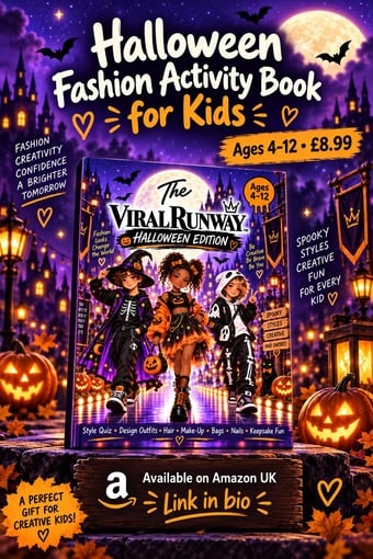 Halloween Activity Book for Kids – Fashion & Costume Design