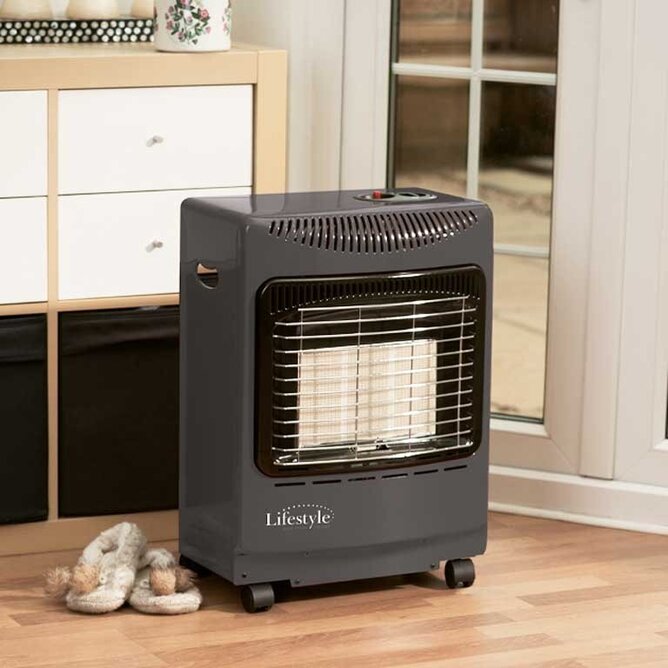 Shoreham-By-Sea Small Calor Gas Heater - Mini Heatforce, inc Full 7kg Gas Bottle