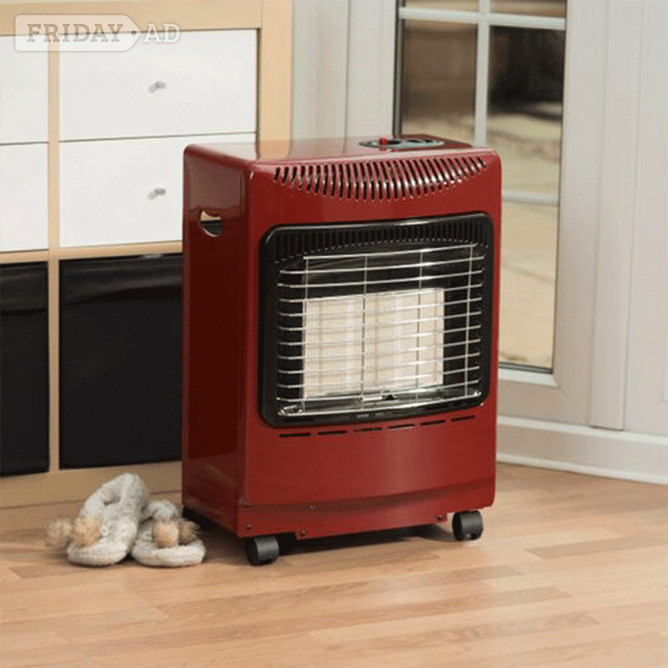 Small Calor Gas Heater - Mini Heatforce, inc Full 7kg Gas Bottle