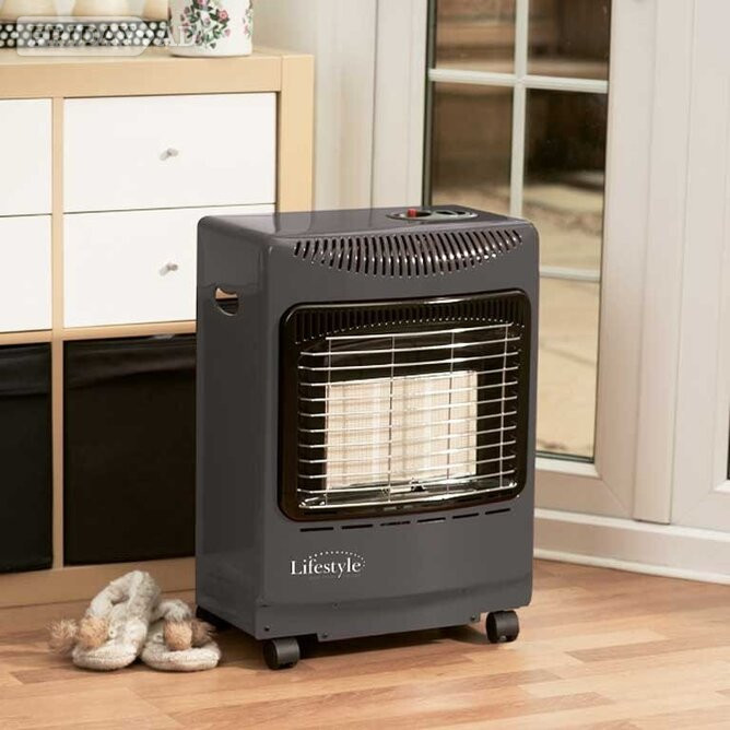 Shoreham-By-Sea Small Calor Gas Heater - Mini Heatforce, inc Full 7kg Gas Bottle