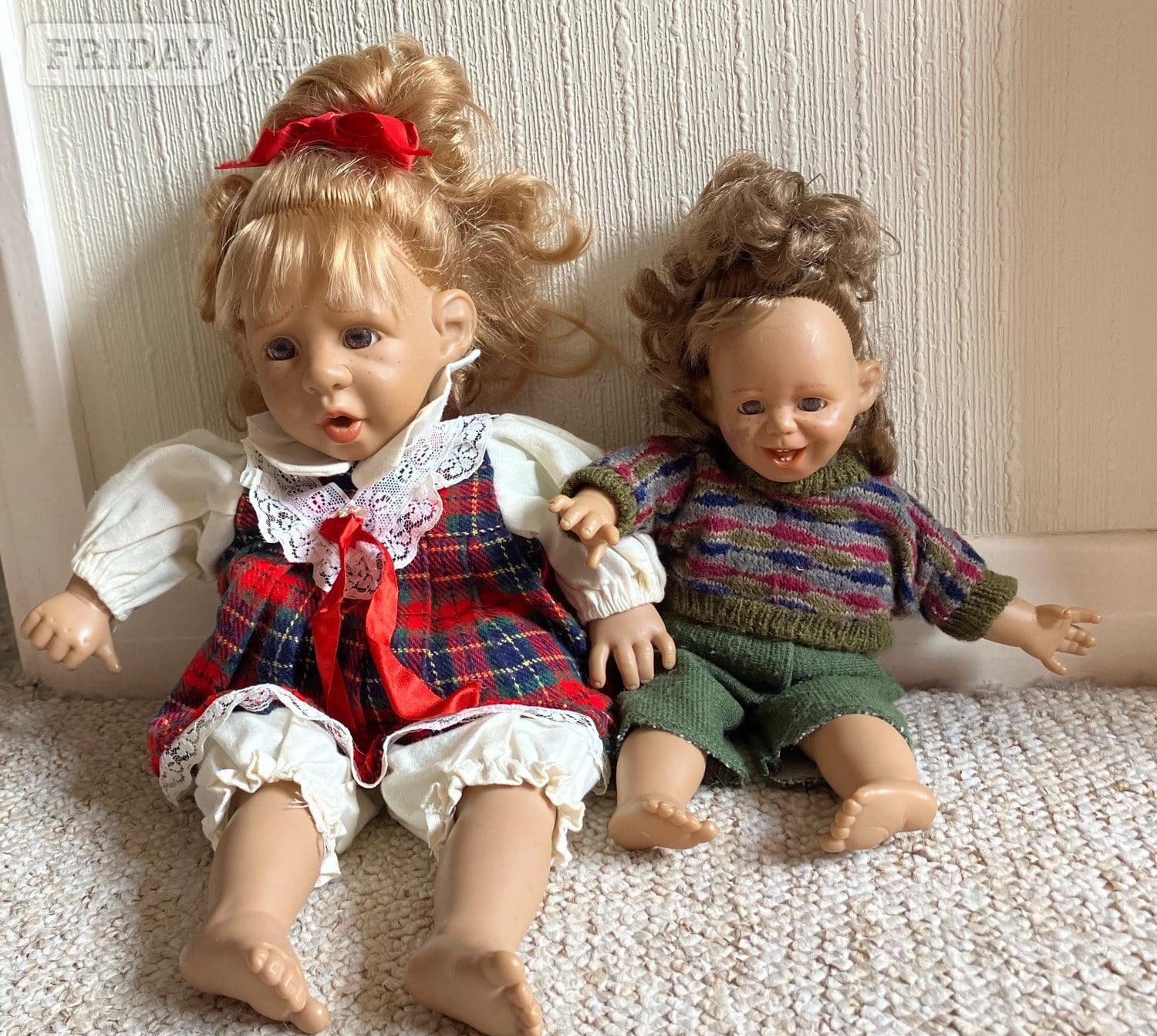 2x dolls -  Good Condition in Peacehaven