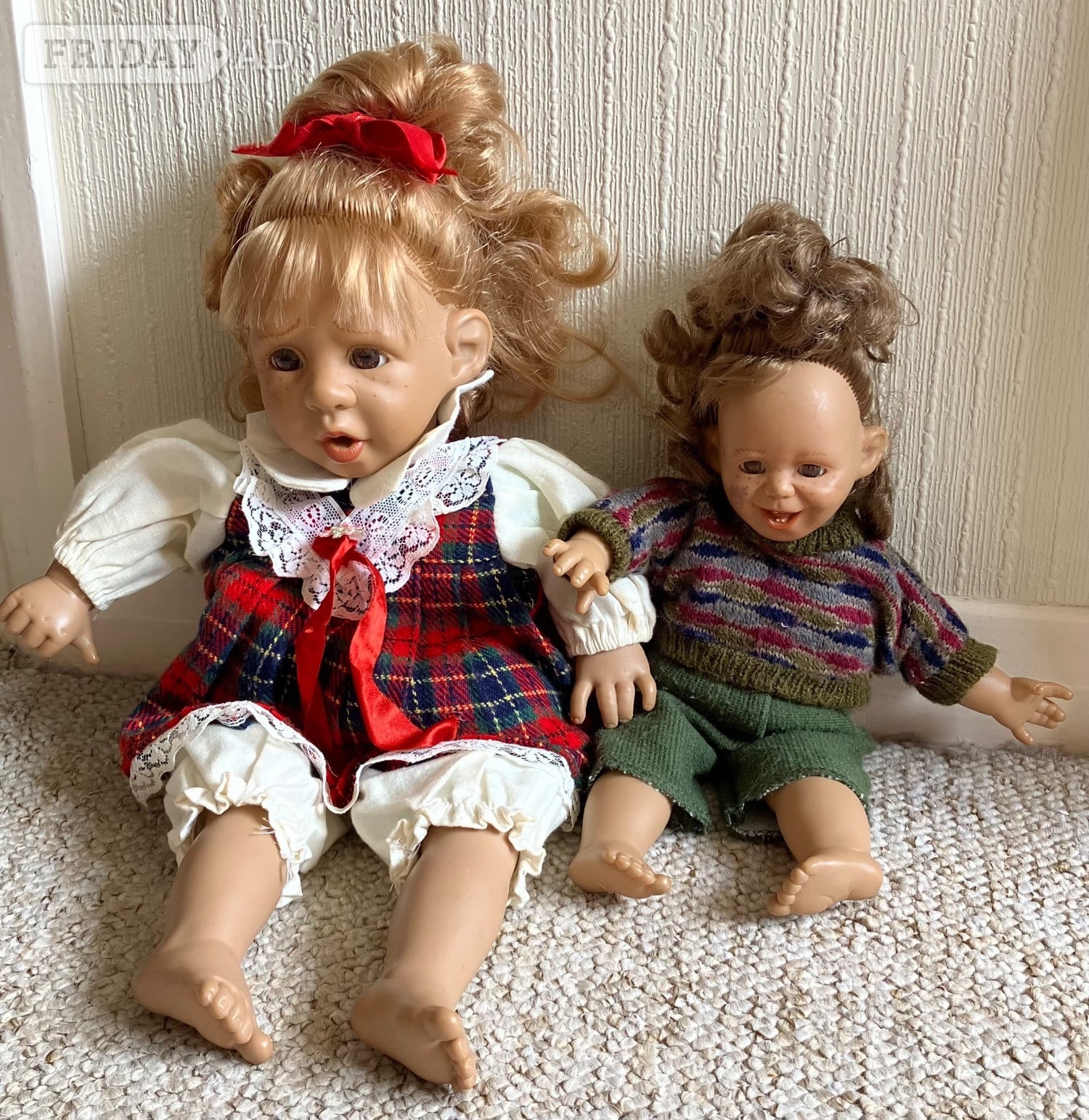 2x dolls -  Good Condition