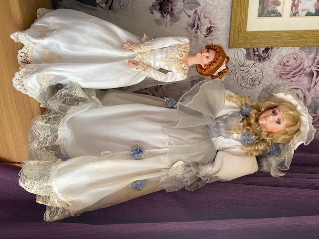 porcelain dolls very pretty