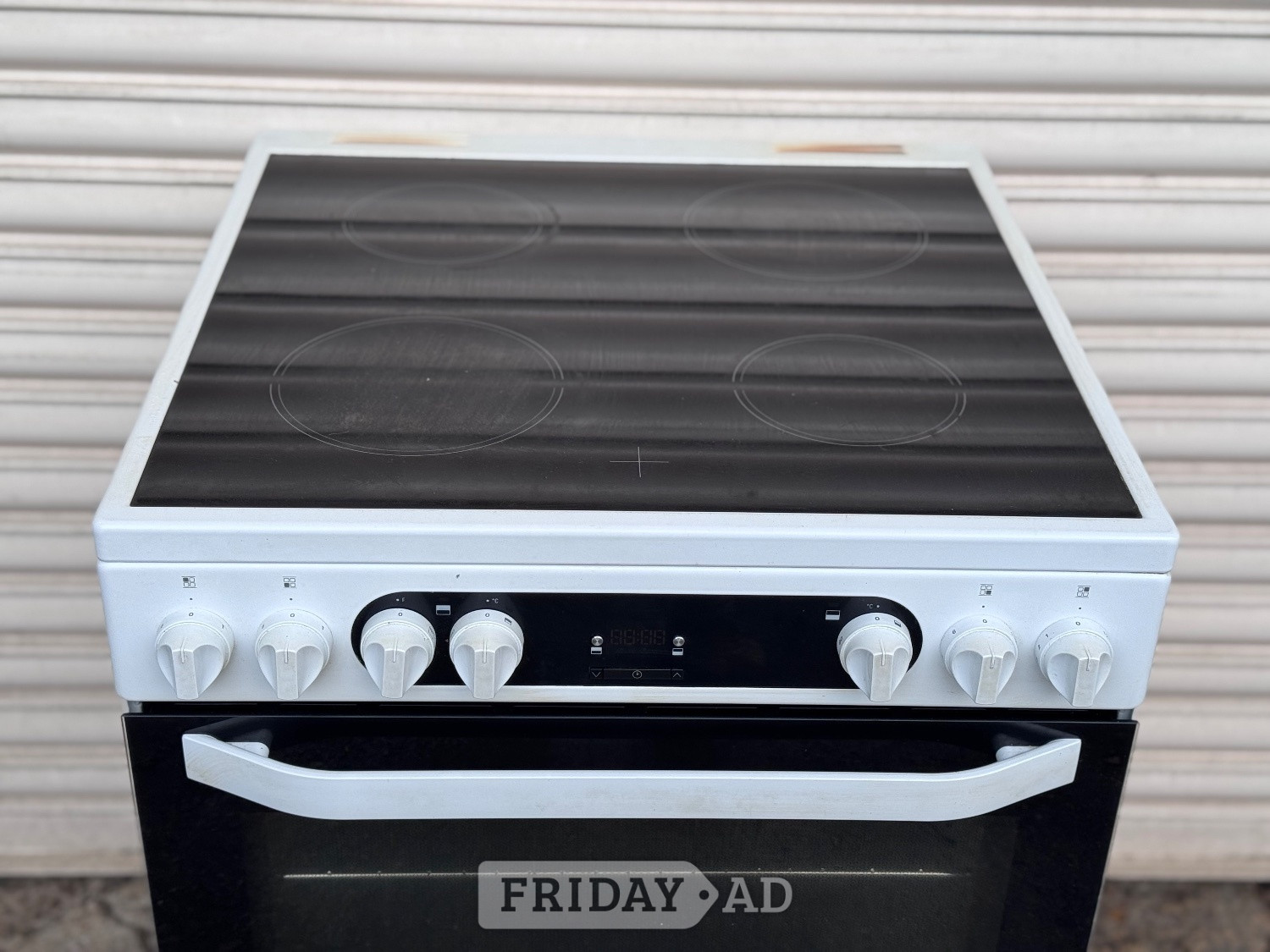 Romford Hotpoint electric cooker 60cm ceramic double oven 3 months warran