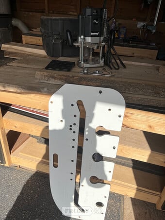 Trend T10 router and worktop jig