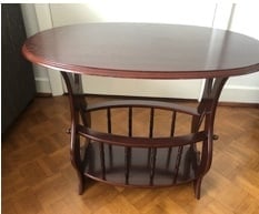 Occasional table 23” X 15” X 20.5” high. Calls only