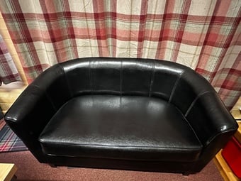 Double black tub chair for sale
