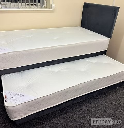 3 IN 1 APOLLO GUEST BED - semi orthopaedic mattress & headboard